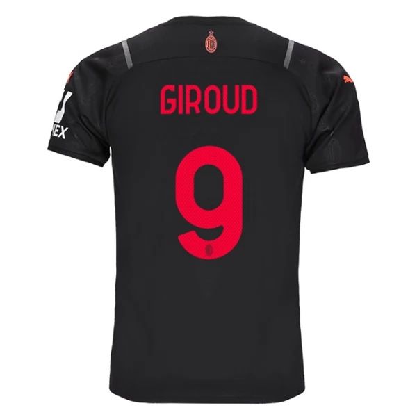 Maillot Football AC Milan Giroud 9 Third 2021-2022 – Manche Courte