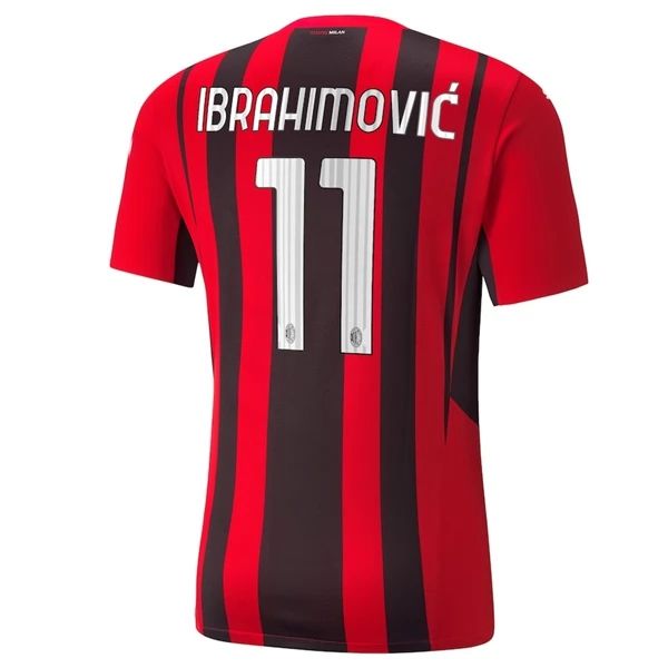 Maillot Football AC Milan Ibrahimović 11 Domicile 2021-2022 – Manche Courte