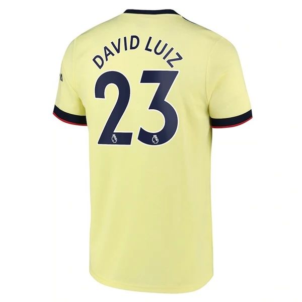 Maillot Football Arsenal David Luiz 23 Extérieur 2021-2022 – Manche Courte