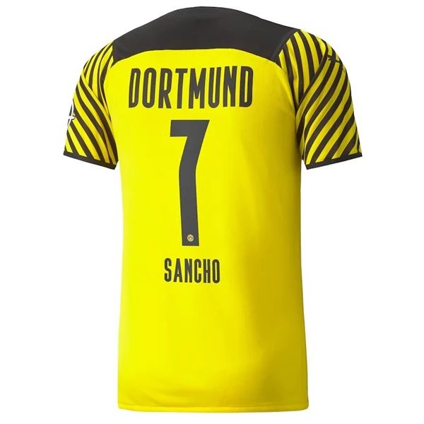 Maillot Football BVB Borussia Dortmund Sancho 7 Domicile 2021-2022 – Manche Courte