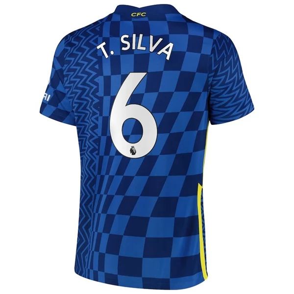 Maillot Football Chelsea T.Silva 6 Domicile 2021-2022 – Manche Courte