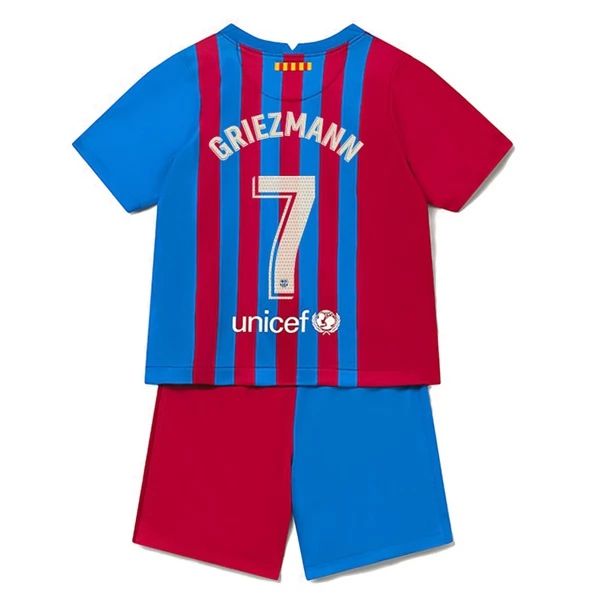 Maillot Tenue FC Barcelona Griezmann 7 Enfant Domicile 2021-2022 – Maillot Football