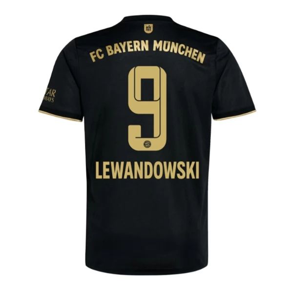 Maillot Football FC Bayern München Lewandowski 9 Extérieur 2021-2022 – Manche Courte