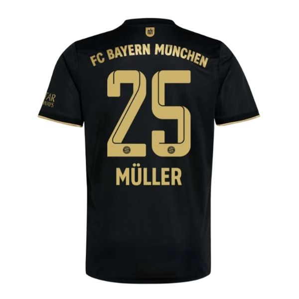 Maillot Football FC Bayern München Müller 25 Extérieur 2021-2022 – Manche Courte