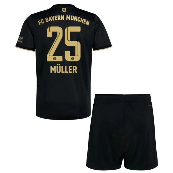 Maillot Tenue FC Bayern München Müller 25 Enfant Extérieur 2021-2022 – Maillot Football