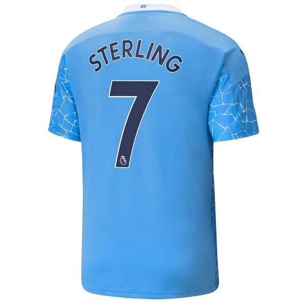 Maillot Manchester City Sterling 7 Domicile 2020-2021