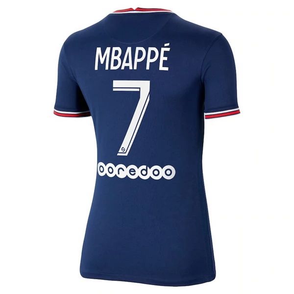 Maillot Paris Saint Germain PSG Mbappé 7 Domicile Femme 2021-2022