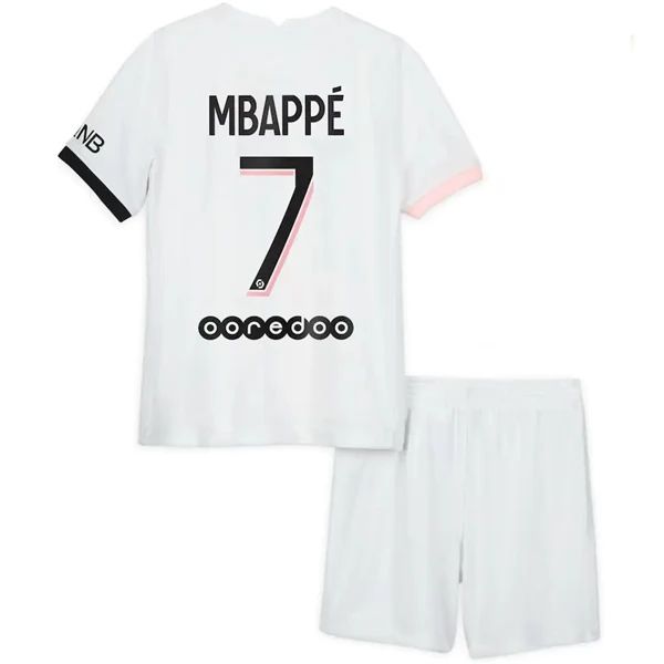 Maillot Paris Saint Germain PSG Mbappé 7 Enfant Extérieur 2021-2022