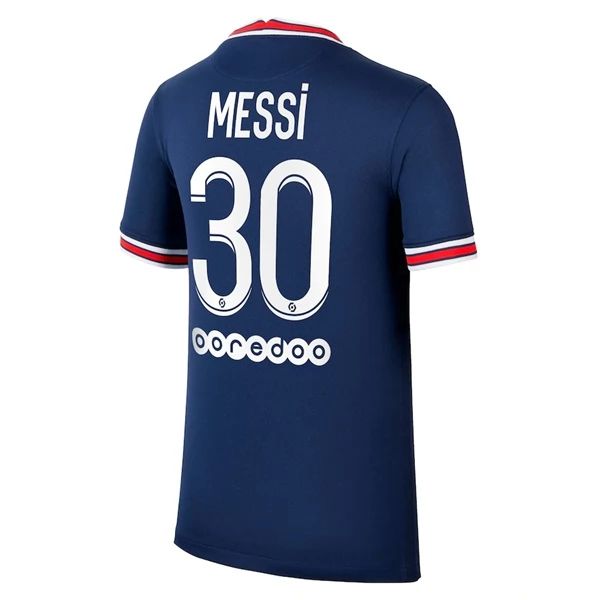Maillot Football Paris Saint-Germain PSG Messi 30 Domicile 2021-2022 – Manche Courte