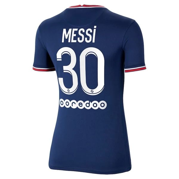 Maillot Paris Saint Germain PSG Messi 30 Domicile Femme 2021-2022