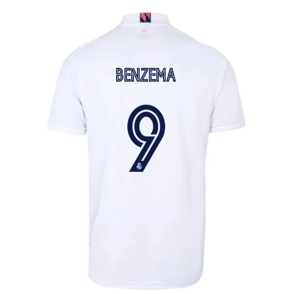 Maillot Football Real Madrid Benzema 9 Domicile 2020-2021 – Manche Courte