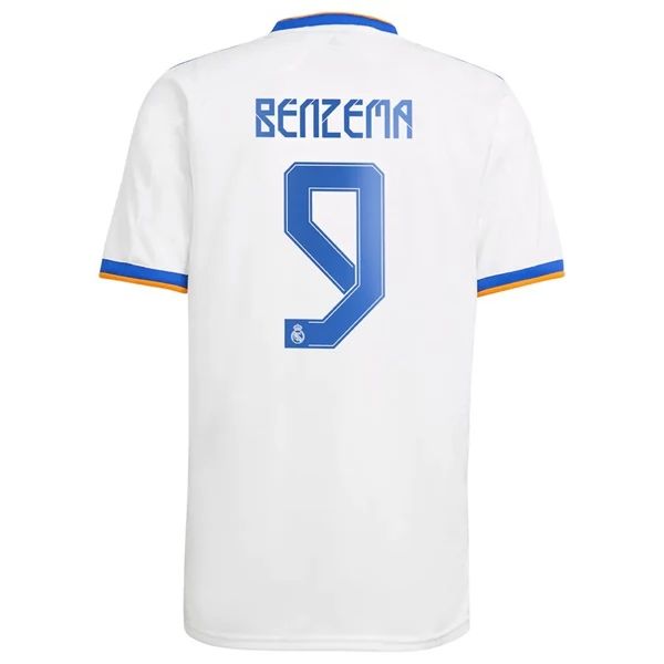 Maillot Football Real Madrid Benzema 9 Domicile 2021-2022 – Manche Courte