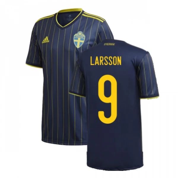 Maillot Suède Larsson 9 Extérieur 2021 – Manche Courte