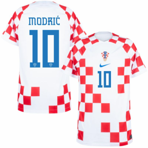 Maillot Croatie Modric 10 Domicile 2022 2023 – Manche Courte